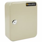 Шкафчик серый (20 ключей; 200х160х80 мм; с замком; +20 брелоков) BRAUBERG 290337