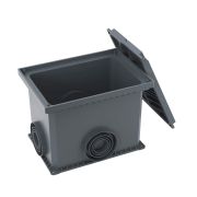 Колодец смотровой колодец с крышкой для двустенных труб (310х210х230 мм) DKC 025002