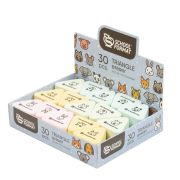 Ластик треугольный Schoolformat ANIMALS ассорти ЛСТ-ЖВТ
