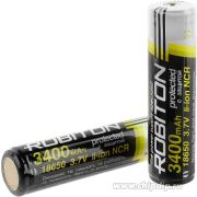 Аккумулятор с защитой bulk 18650 Li-Ion 3400mA*ч 3.7V ROBITON 12387