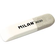 Ластик каучуковый комбинированный для стирания чернил и графита Milan 8030 973187 (30 шт в упаковке)