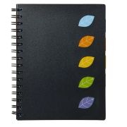 Бизнес-тетрадь Attache А5, 120 л, спираль, клетка Office Creative 648155