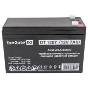 Батарея аккумуляторная АКБ DT 1207 12V 7Ah, клеммы F1 ExeGate 252436