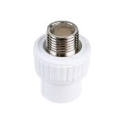 Муфта комбинированная PPRC Дн20x15 Ру25 Base наружнаяя резьба MeerPlast D200-00432