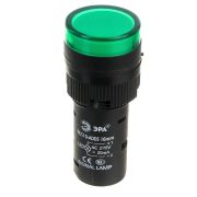 Лампа светосигнальная AD16DS d16мм 230В AC зел. ЭРА 20/1000/28000 Б004562