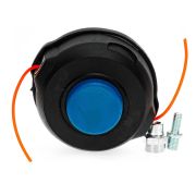 Катушка (головка) гайка М10x1.25 LH левая резьба + адаптеры: гайка 8x1.25 и шпилька 10x1.25/8x1.25 LH для триммера типа T25 HUSQUARNA TORGWIN S19954