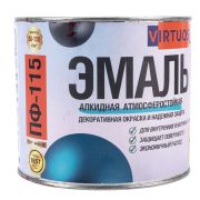Эмаль  ПФ-115 красная VIRTUOSO RAL-3020 25400
