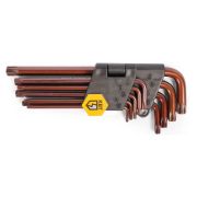 Набор ключей TORX КТ-9s (Т10-Т50; 9 шт) КВТ 82178