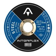 Круг отрезной по металлу (125x1.6х22.2 мм) Interflex 4687202817832