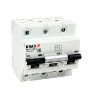 Выключатель автоматический модульный ВА47-100-3C20-УХЛ3 (10кА) КЭАЗ 318139