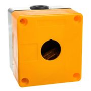 Корпус КП 101 для кнопок, 1место, желтый TDM SQ0705-0006