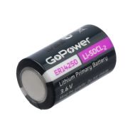 Батарейка 1/2AA PC1 Li-SOCl2 3.6V (1/10/500)  GoPower 14250 00-00015329