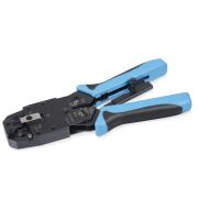 Инструмент обжимной Cabeus для RJ-45 (8р8с), RJ-11/12 (6р6с, 6р4с, 6р2с), 4р4с, 4р2с, профессиональный, с храповым механизмом HT-2008AR
