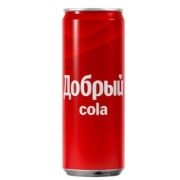 Напиток Добрый Кола газ. 0,33л ж/б