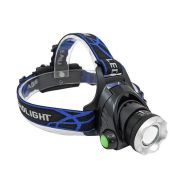 Фонарь налобный Police HL-019-2 (белый + ультрафиолет) zoom с линзой, сверхмощный до 500 метров