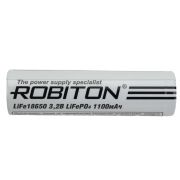 Аккумулятор без защиты 1100мАч ROBITON LiFe18650 13119