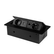 Розетка горизонтальная выдвижная ROCKETSOCKET SHS020-B
