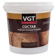 Состав герметизирующий для защиты торцов древесины (0,9 кг) VGT 11605395