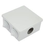 Распаечная коробка ОП 80x80x40мм, крышка, IP44, 6 входов TDM  SQ1401-1235