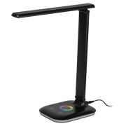 Светильник настольный светодиодный NLED-502-11W-BK с RGB ночником, черный ЭРА Б0057195