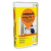 Клей для плитки и керамогранита, серый (класс С1; 25 кг.) Vetonit Easy fix +
