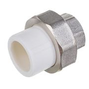 Муфта разъемная 20x1/2' ВР полипропиленовая PPR белая VALFEX 10155015