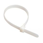 Хомут нейлоновый НСС «EasyFix» (9х760 мм; белый; 100 шт.) КВТ FORTISFLEX 84810