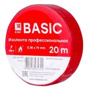 Изолента ПВХ 0.18х19мм (рул.20м) красн. EKF plc-iz-a-r