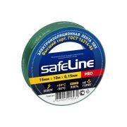 Изолента Safeline 15/10 зеленый 12119