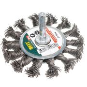 Корщетка-колесо (75 мм) для дрелей FIT IT 38585